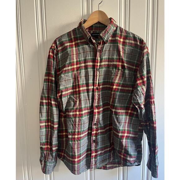 Lands End flannel size large - Picture 1 of 6
